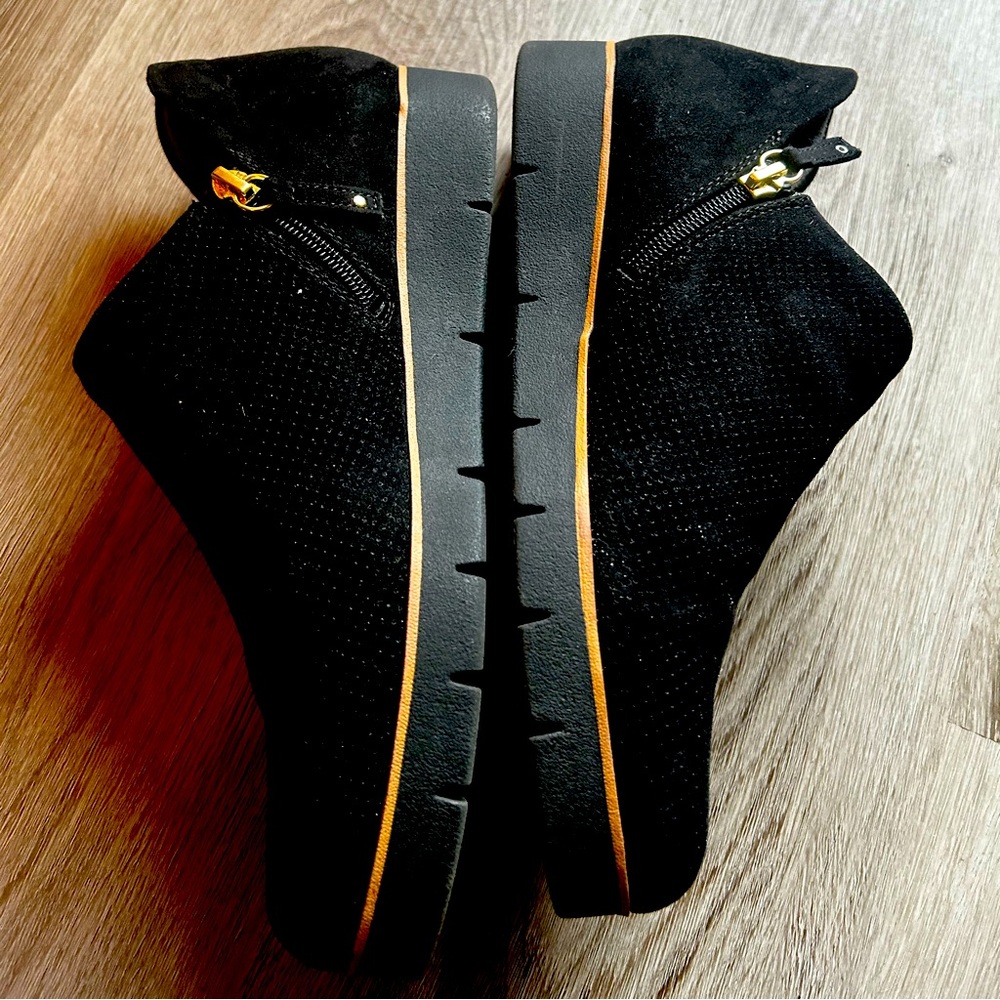 Dr. Scholls Shoe Boots Black Suede Size 8